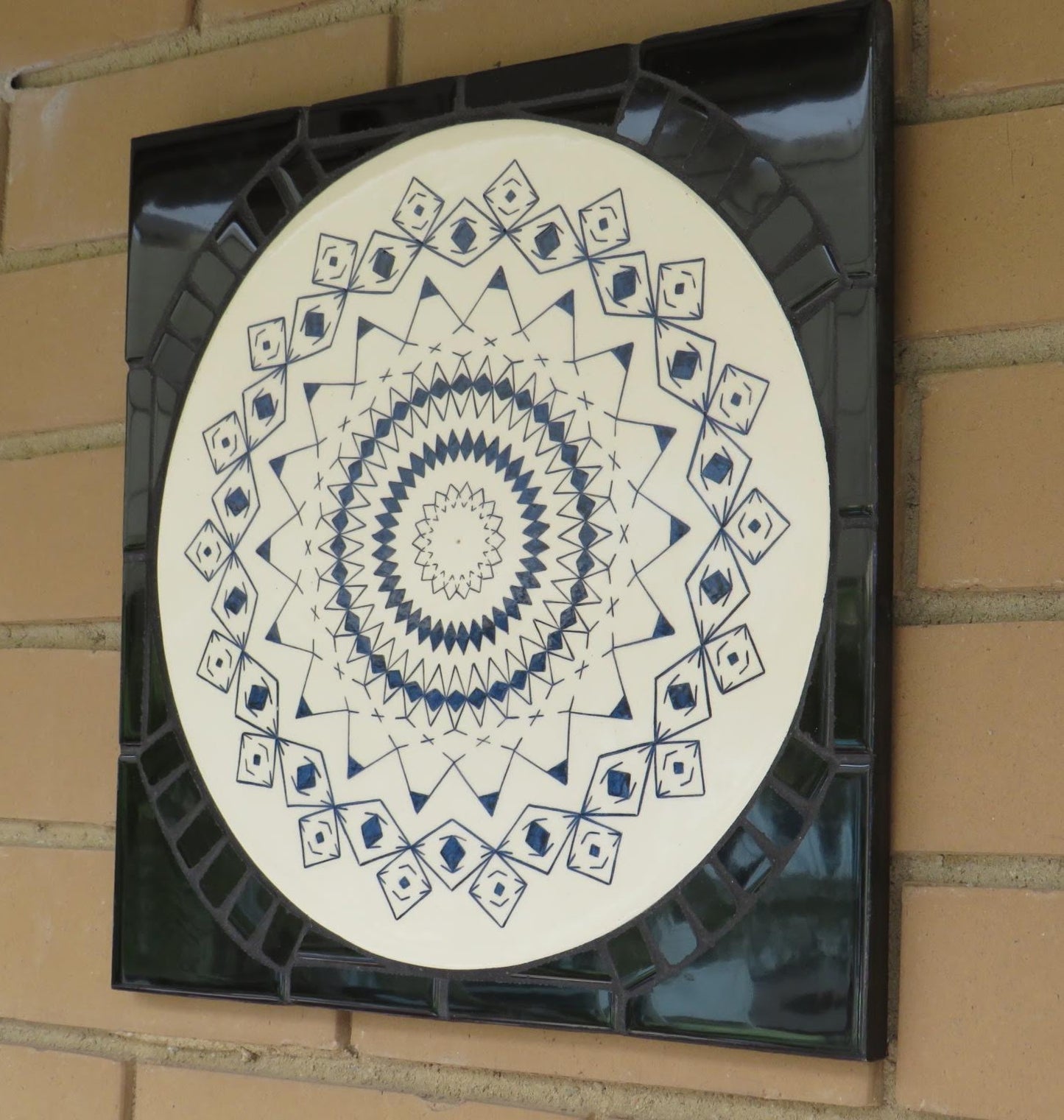 Wall Art with Geometric Design by Georgie Waldron