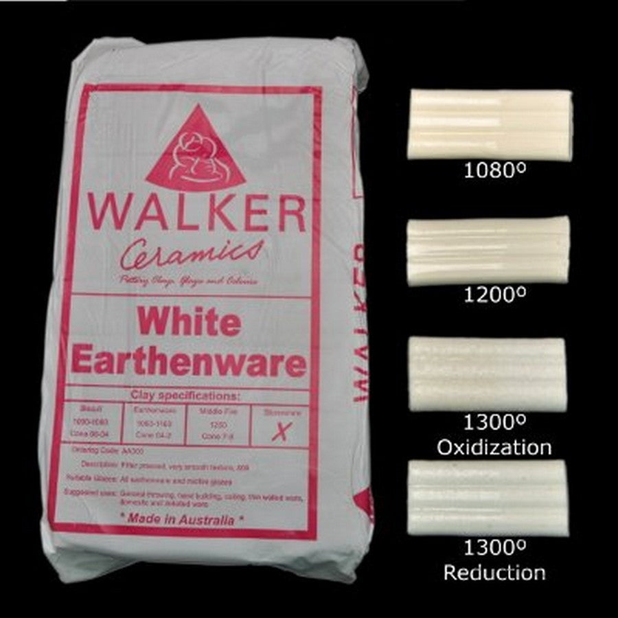 Walker Ceramics White Earthenware Clay - Sajo Ceramics