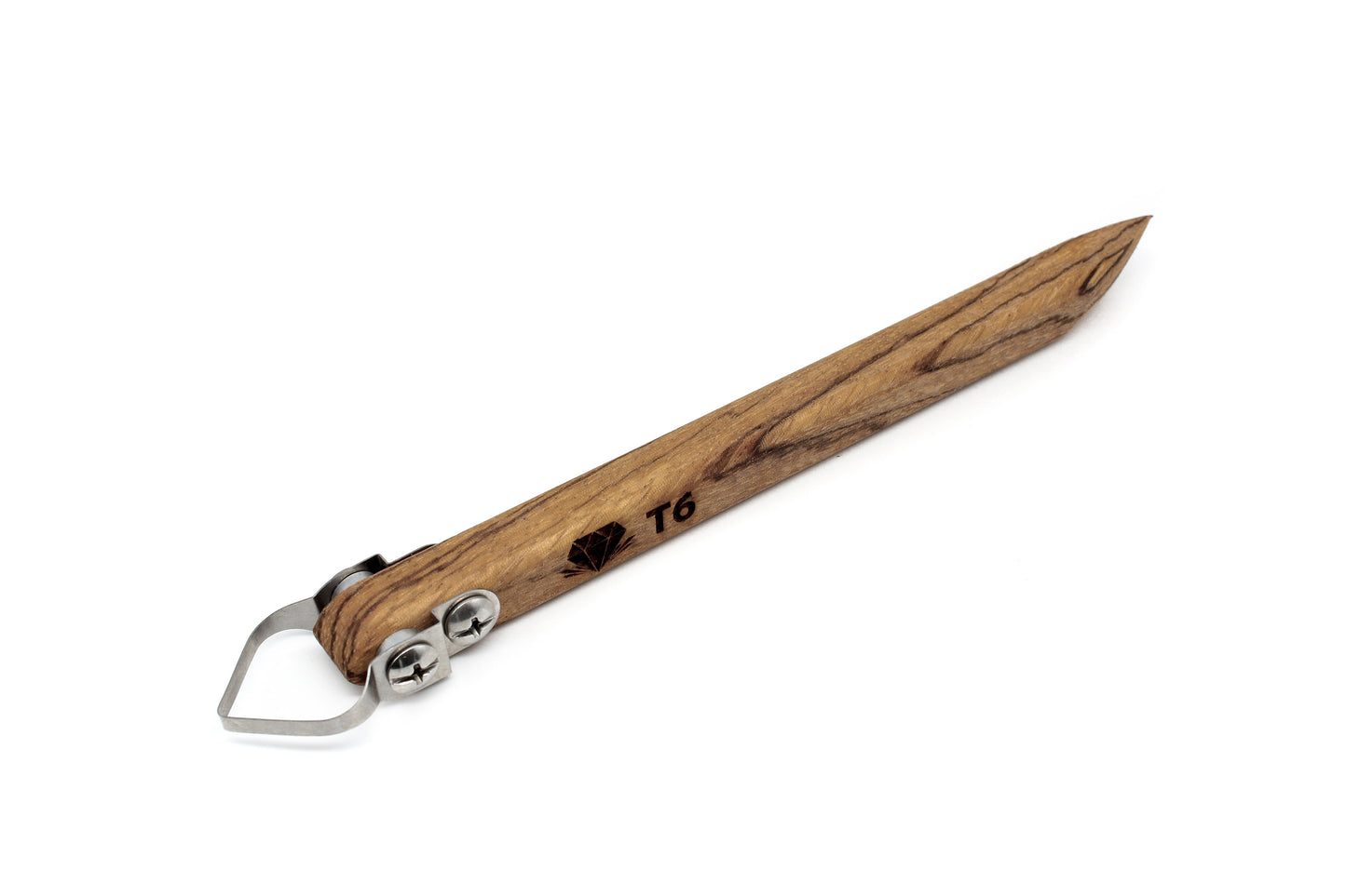 T6 Spade Pottery Trimming Tool w/ Boat Handle - CLEARANCE!