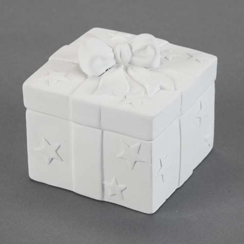 Ceramic Bisque Gift Box
