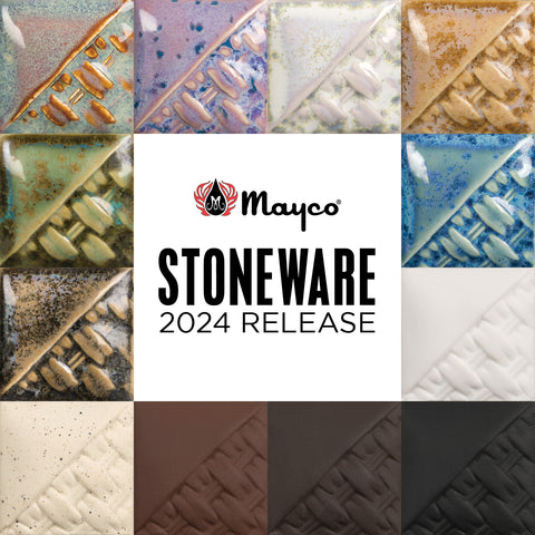 Mayco 2024 Sample Glaze Kit - New Stoneware Colours!