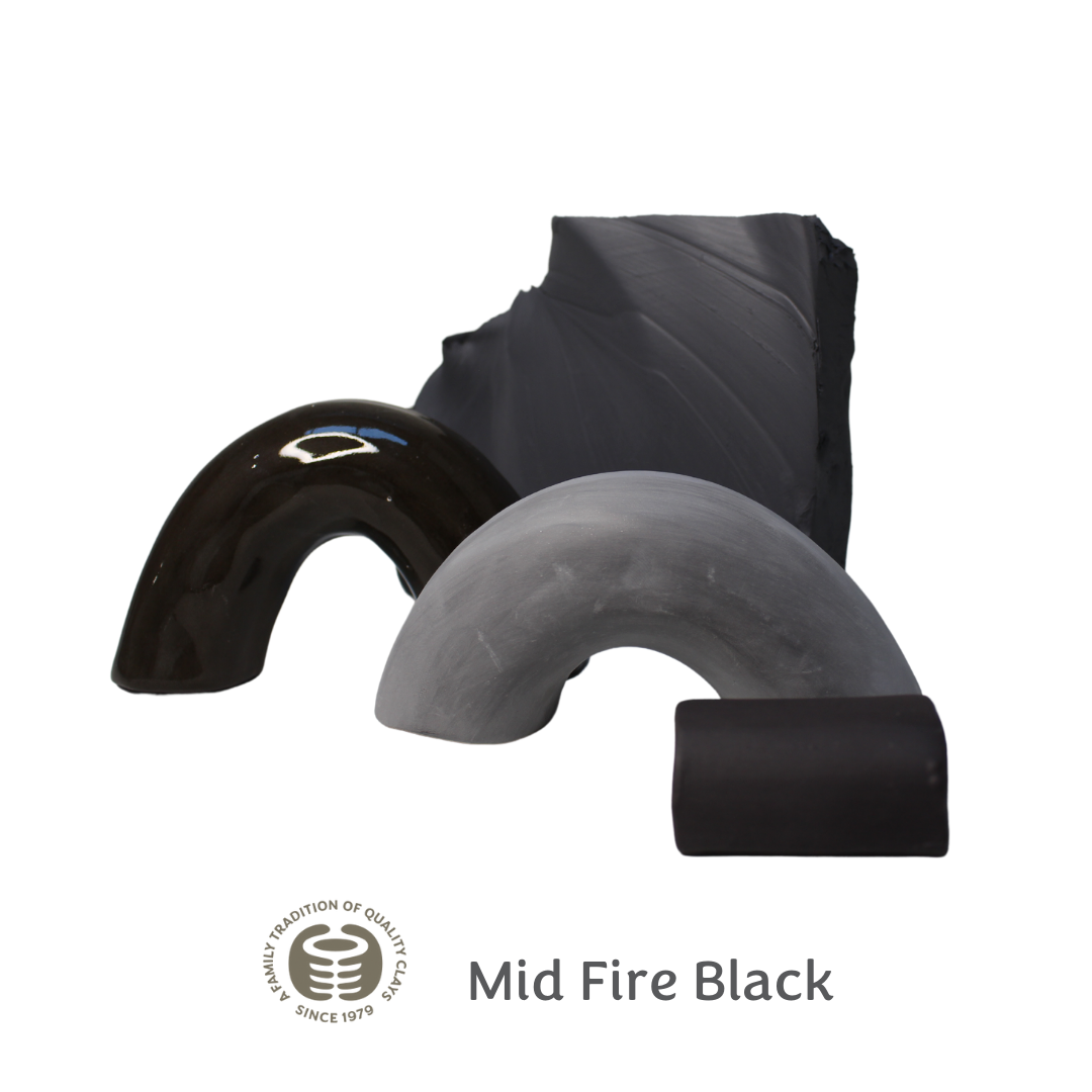 Keanes Black Mid Fire Clay - 12.5kg