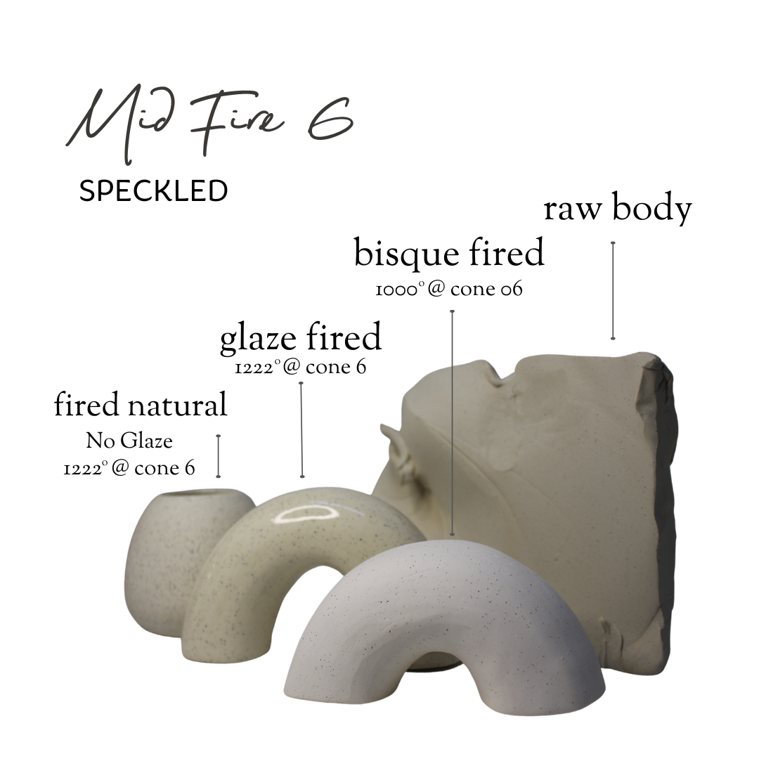 Keanes Clay Mid Fire No 6 Speckled 10kg