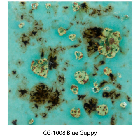 CG1008 Blue Guppy Mayco Jungle Gem Crystal Glaze - 118ml