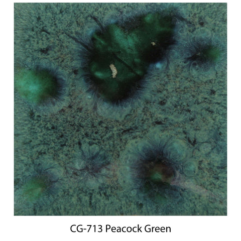 CG713 Peacock Green Mayco Jungle Gem Crystal Glaze - 118ml