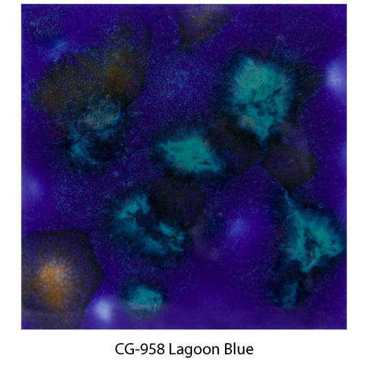 CG958 Lagoon Blue Mayco Jungle Gem Crystal Glaze - 473ml