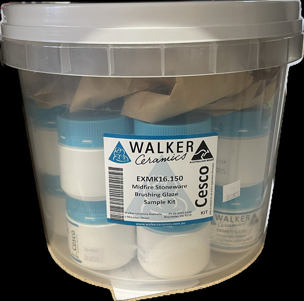 Walker Ceramics Midfire Brush On Glazes