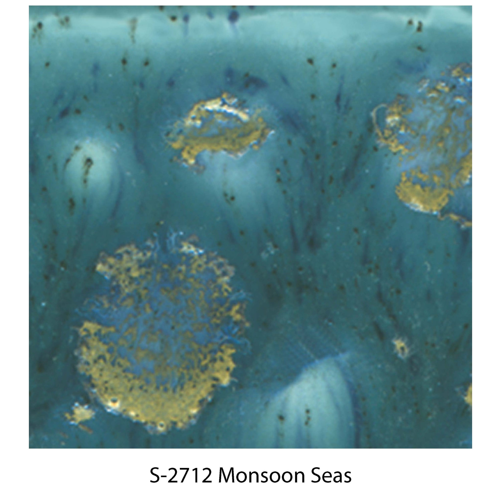 S2712 Monsoon Seas Mayco Crystalites Non Toxic Crystal Glazes - 473ml