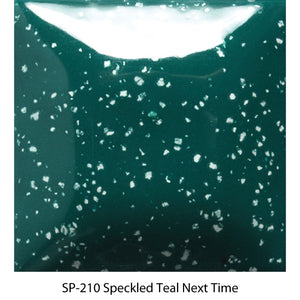SP210 Teal Next Time Mayco Speckled Stroke & Coat Glaze 236 ml
