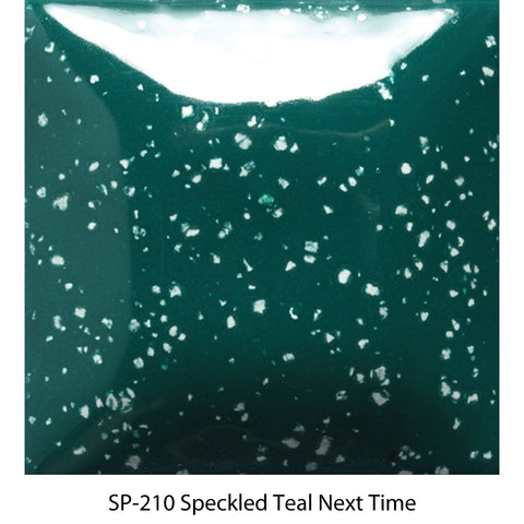 SP210 Teal Next Time Mayco Speckled Stroke & Coat Glaze 236 ml