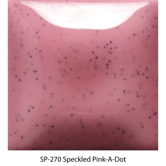SP270 Pink A Dot Speckled Stroke & Coat Glaze 236 ml