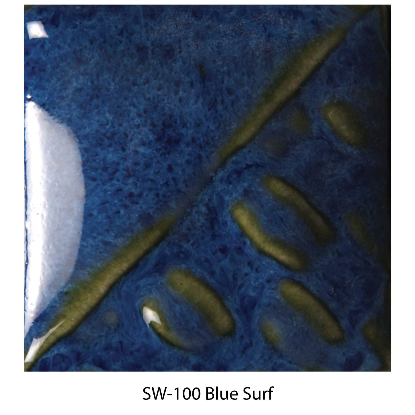 SW100 Blue Surf Stoneware Liquid Glaze - 473ml