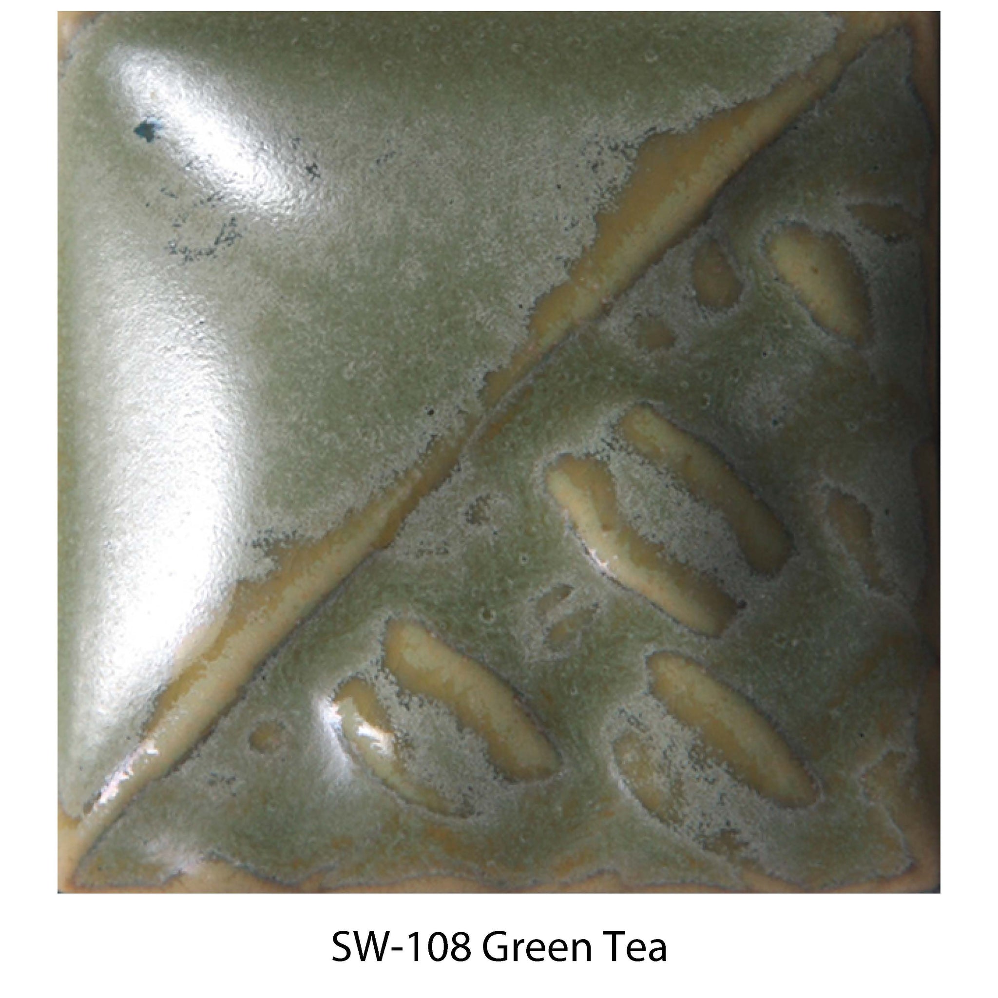 SW108 Green Tea Stoneware Liquid Glaze - 473ml