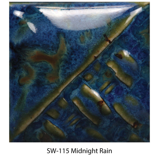 SW115 Midnight Rain Stoneware Liquid Glaze - 473ml