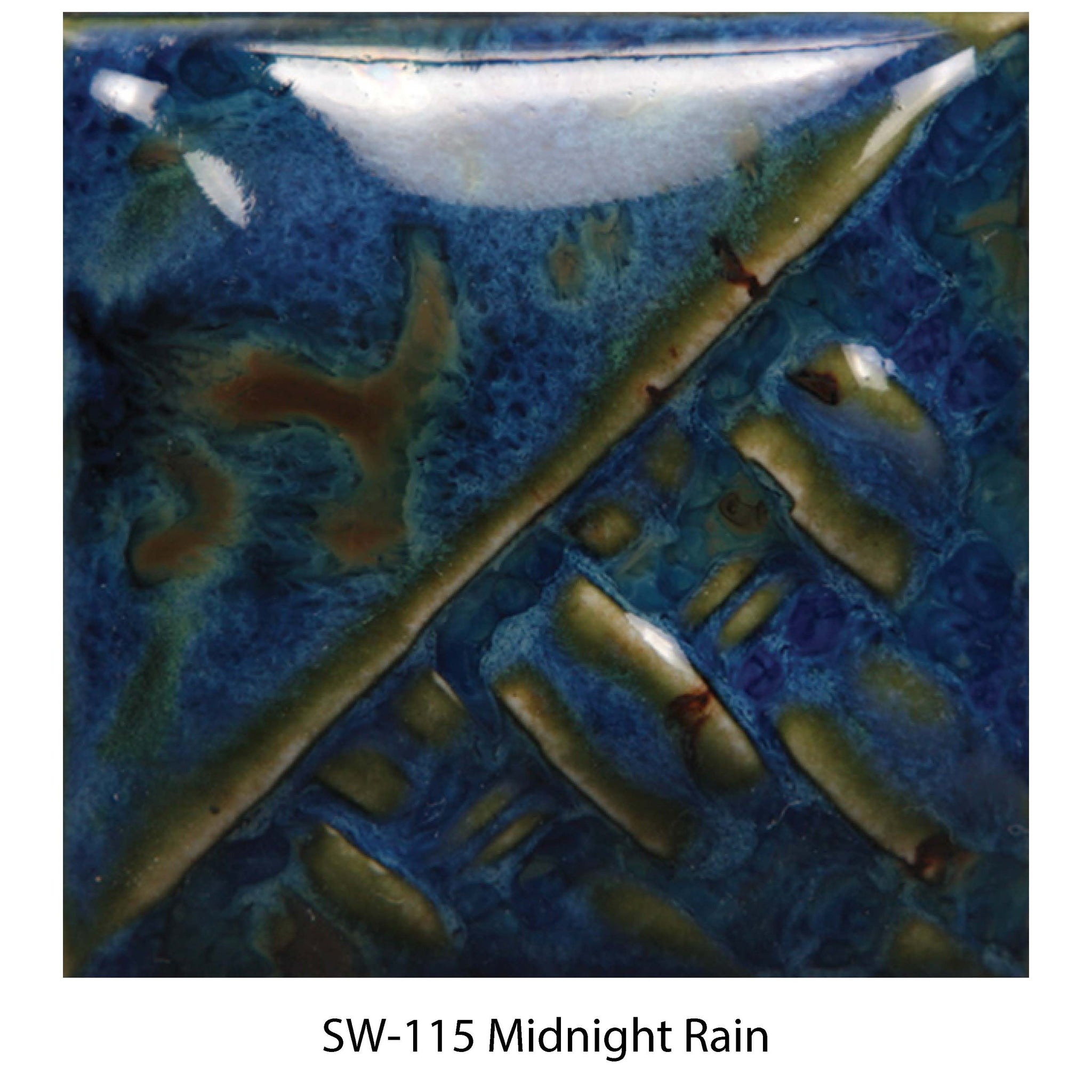 SW115 Midnight Rain Stoneware Liquid Glaze - 473ml