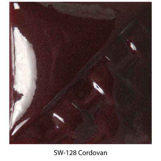 SW128 Cordovan Stoneware Liquid Glaze - 473ml
