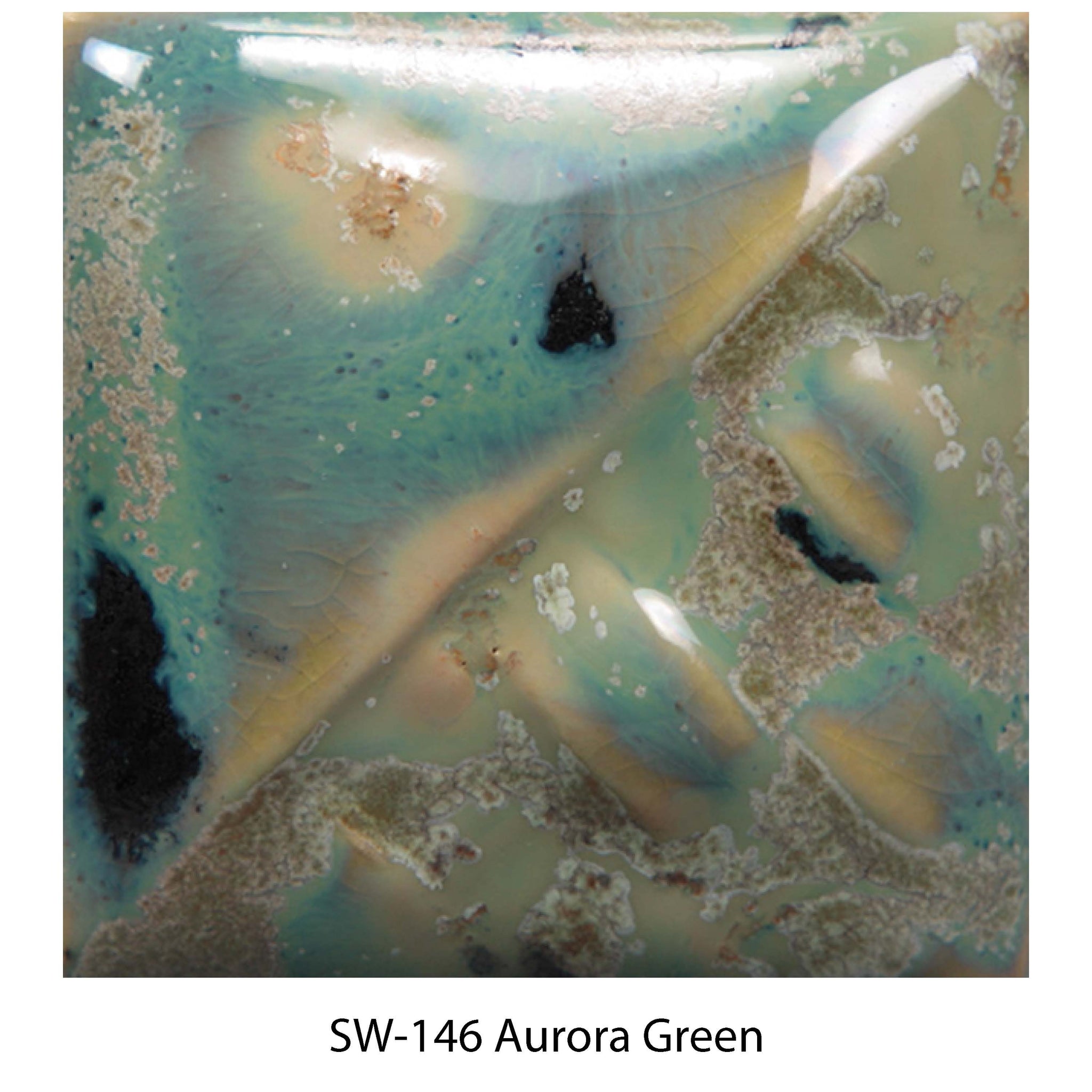 SW146 Aurora Green Stoneware Liquid Glaze - 473ml