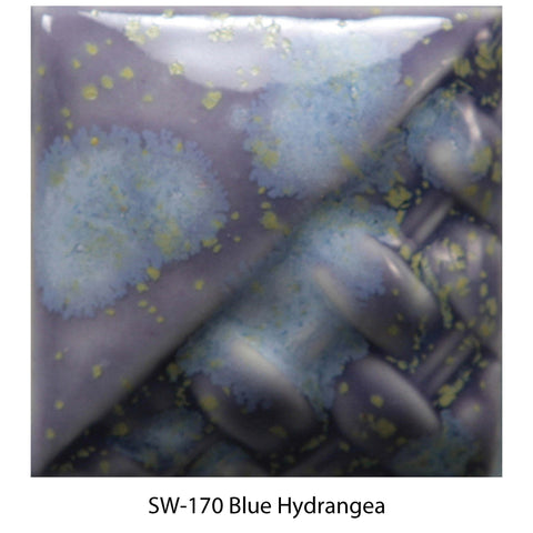 SW170 Blue Hydrangea Mayco Stoneware Liquid Glaze - 473ml