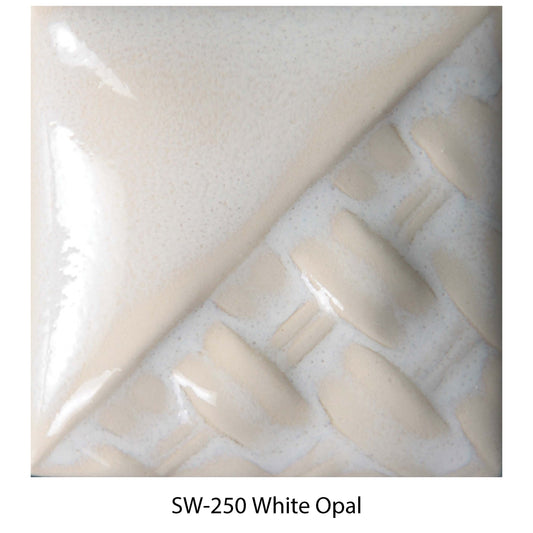 SW250 White Opal Stoneware Liquid Glaze - 473ml