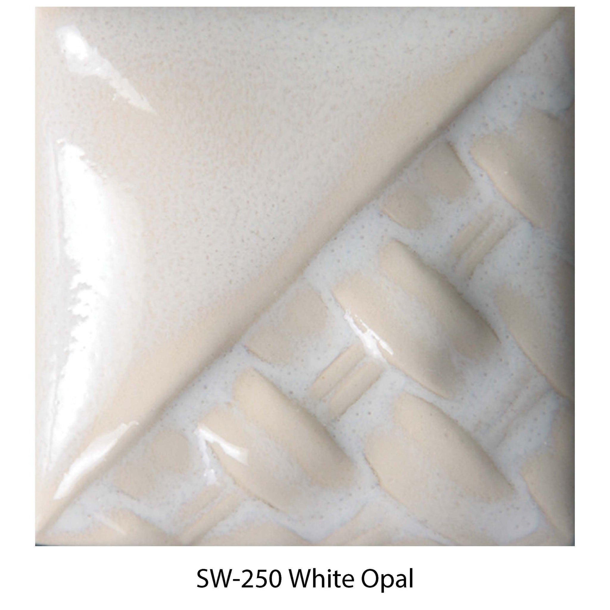 SW250 White Opal Stoneware Liquid Glaze - 473ml