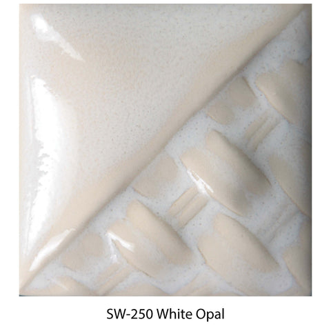 SW250 White Opal Stoneware Liquid Glaze - 473ml