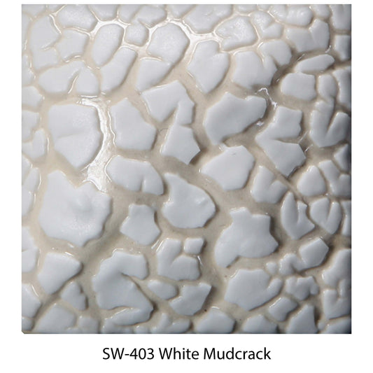SW403 White Mudcrack Stoneware Liquid Glaze
