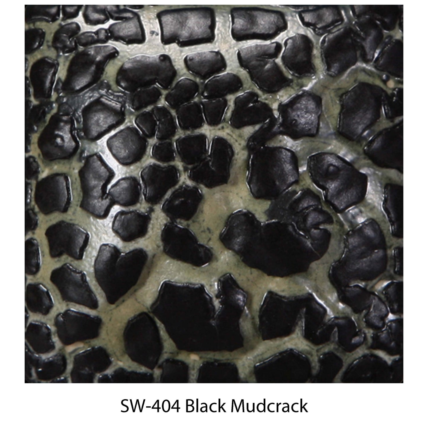 SW404 Black Mudcrack Mayco Stoneware Liquid Glaze