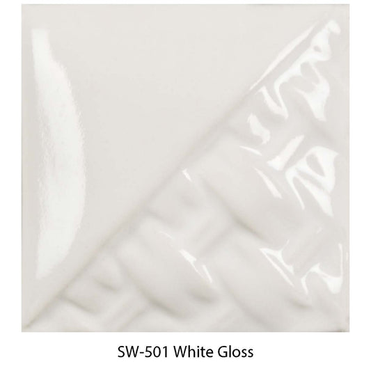 Stoneware Glaze SW501 White Gloss - 473ml