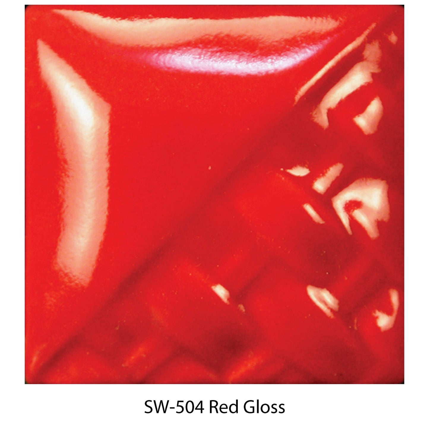 Stoneware Glaze SW504 Red Gloss 473ml