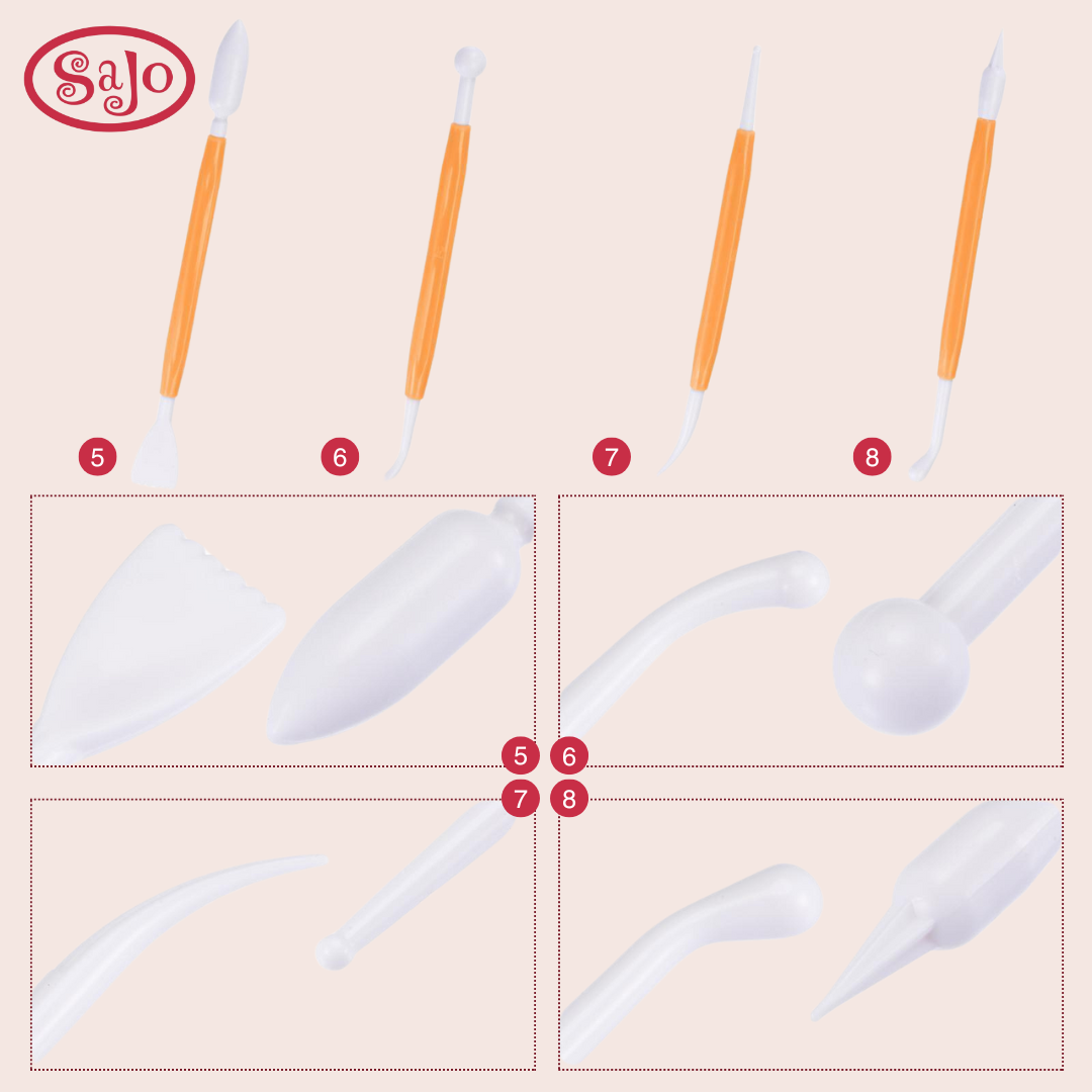 Sculpting Tools - Set of 8