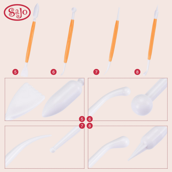 Sculpting Tools - Set of 8