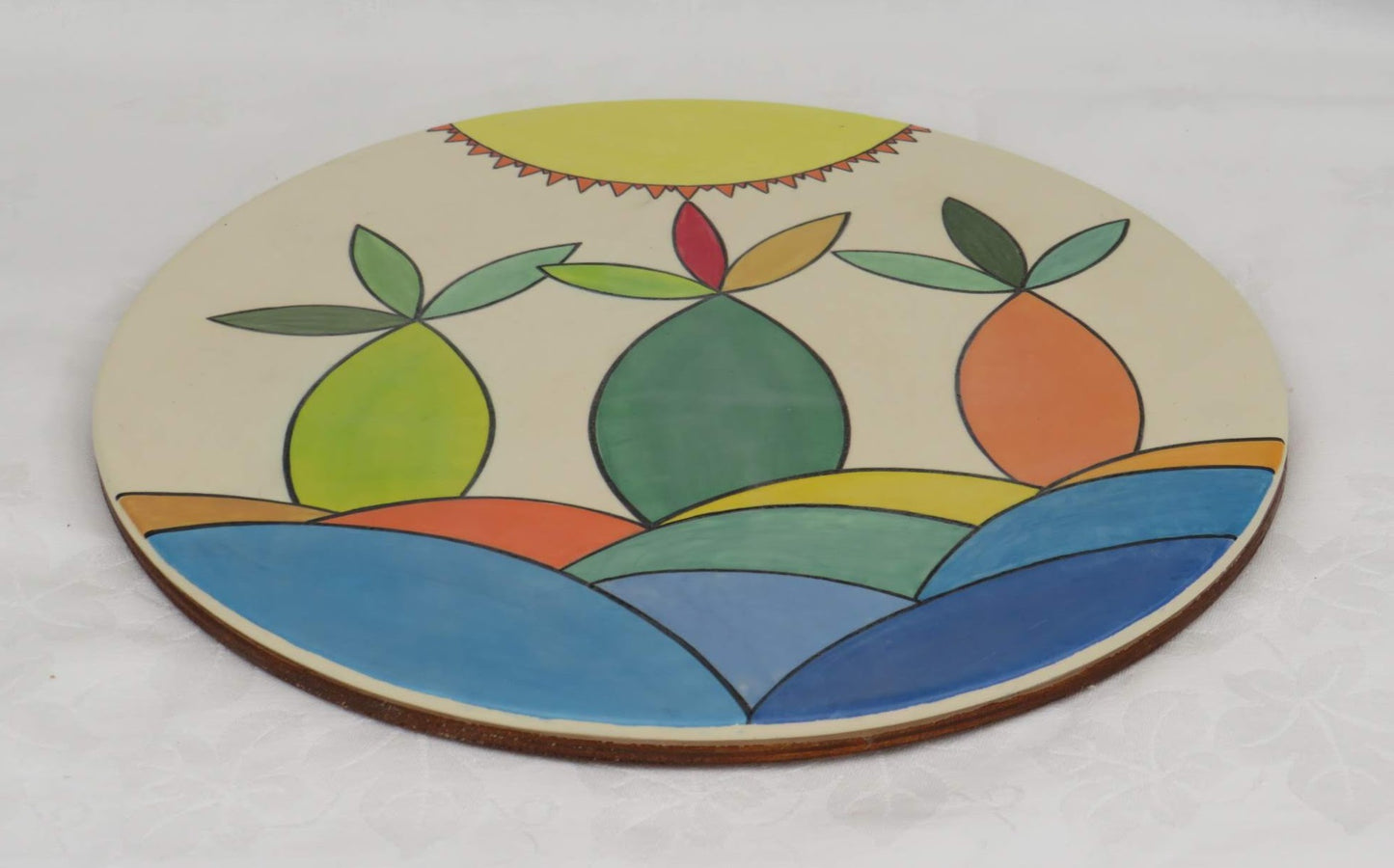 beach Scene Platter by Georgie Waldron
