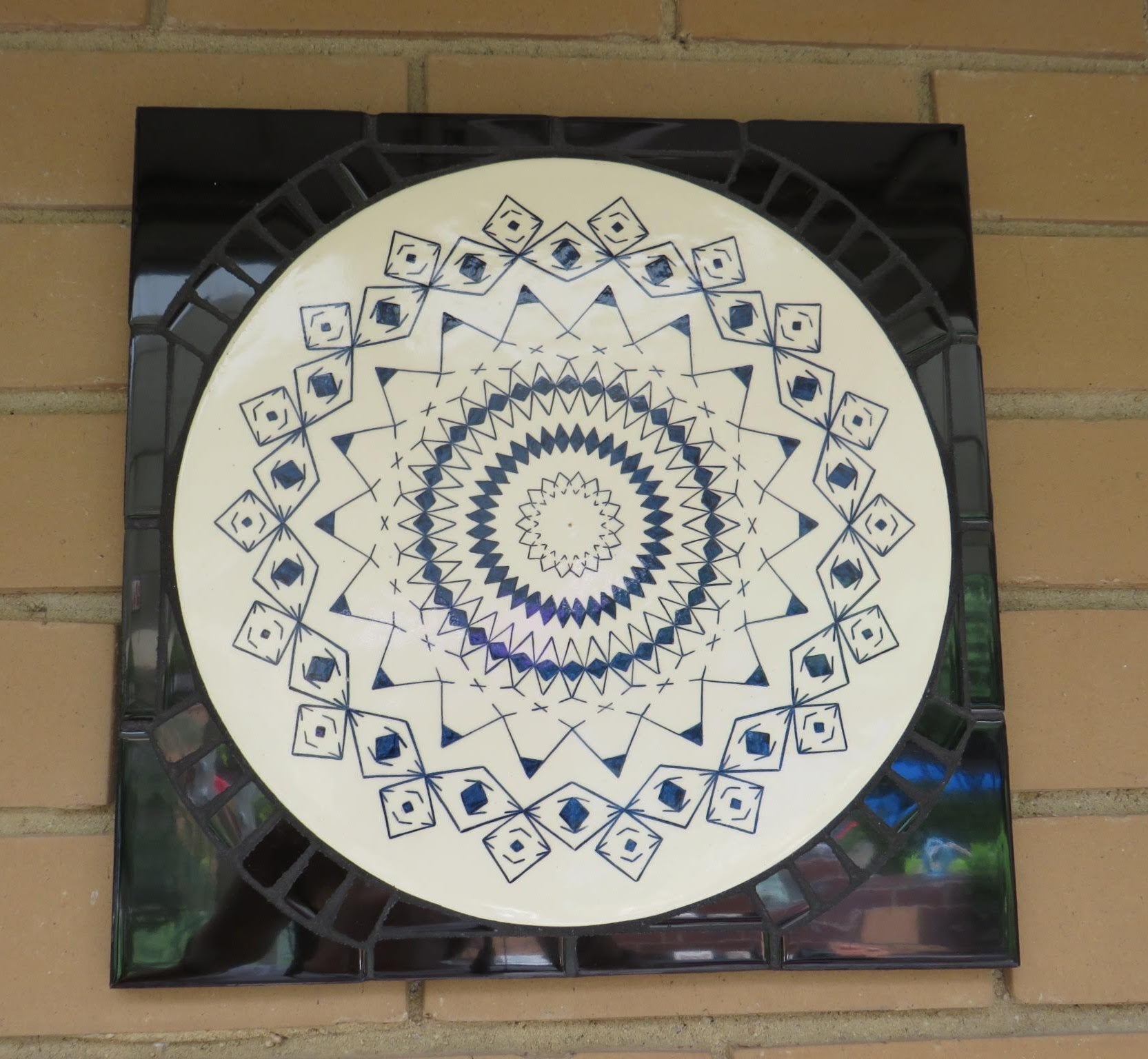 Wall Art with Geometric Design by Georgie Waldron