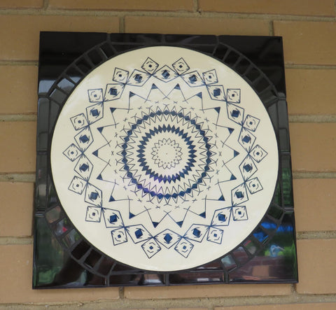 Wall Art with Geometric Design by Georgie Waldron