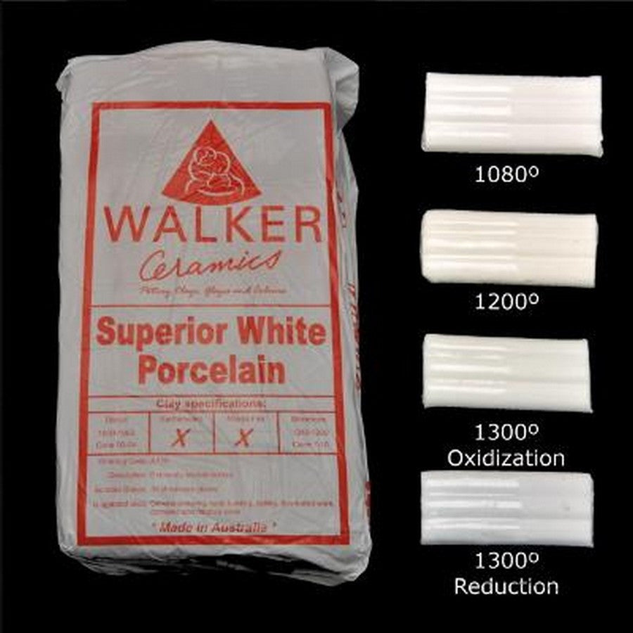 Walker Ceramics Superior White Porcelain