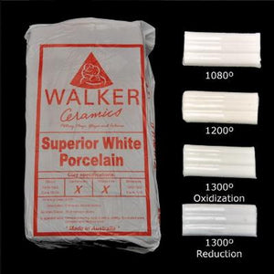 Walker Ceramics Superior White Porcelain
