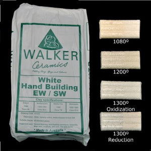 Walker Ceramics White Handbuilding Earthenware/Stoneware