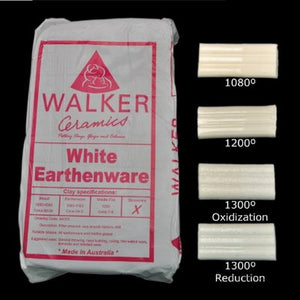 Walker Ceramics White Earthenware Clay