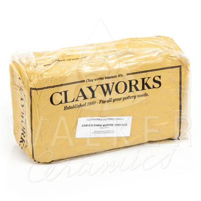 DISCONTINUED Clayworks Chris' Dark Midfire Speckle Clay - 10kg