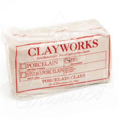 Clayworks Fine Porcelain Body Clay - 10kg