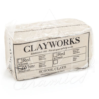 Clayworks School White Clay - 10kg