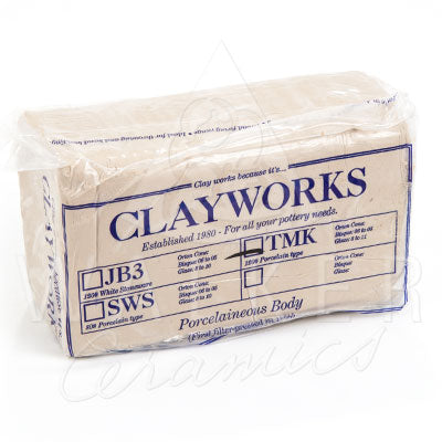 Clayworks Porcelain Type Body Clay - 10kg