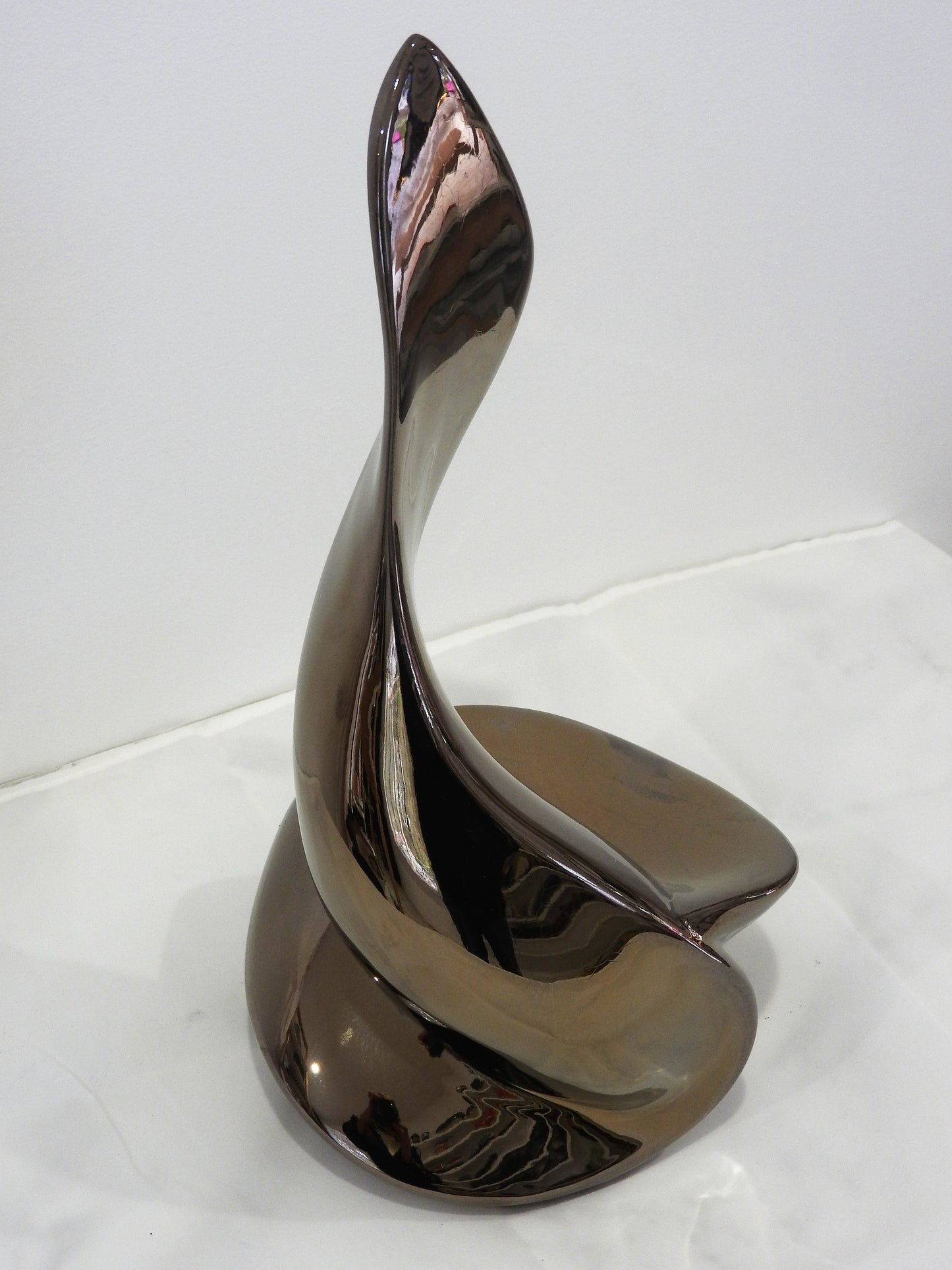 Gold Flame Sculpture