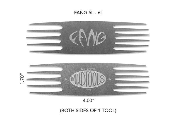 Mudtools Fang Stainless Steel Scoring Tools