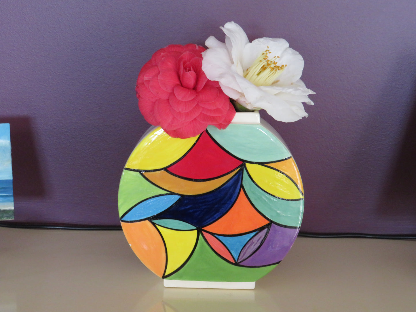 Ceramic hand crafted Vase by Georgie Waldron