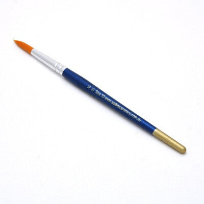 Round Golden Nylon Brush