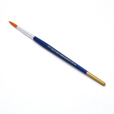 Round Golden Nylon Brush