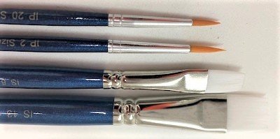 Brush Kit - 4 brushes IP2, IP20, IS6 & IS13