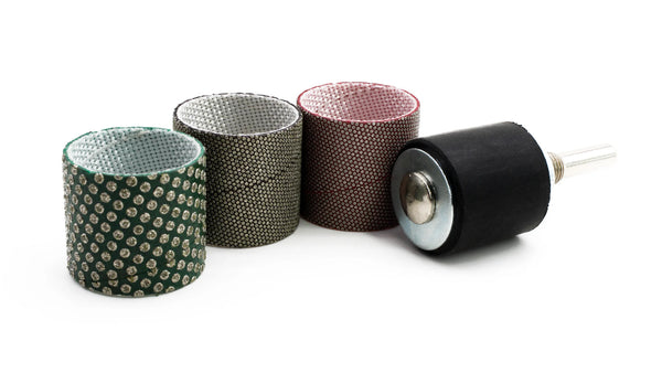 Diamond Core Spiral Bands and Rubber Mandrels