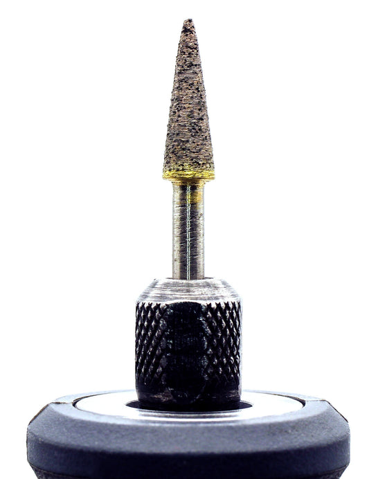 D11 Diamond Core Rotary Tool - Slim Cone 80 grit - CLEARANCE!